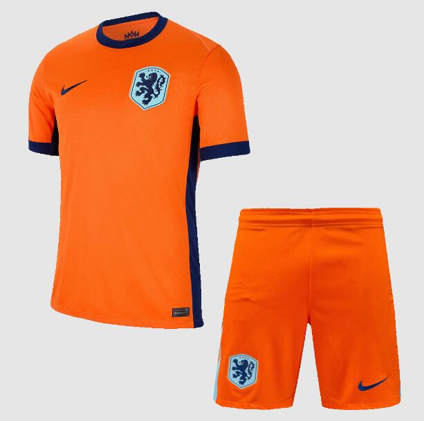 (image for) Netherlands Home Kit(Jersey+Shorts) Euro 2024